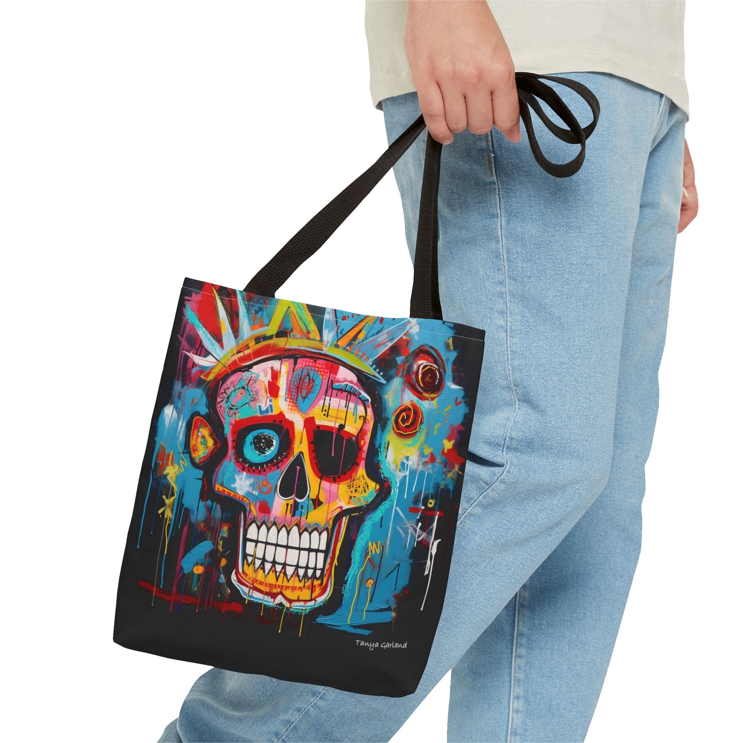 Skull with Crown Tote Bag (AOP)