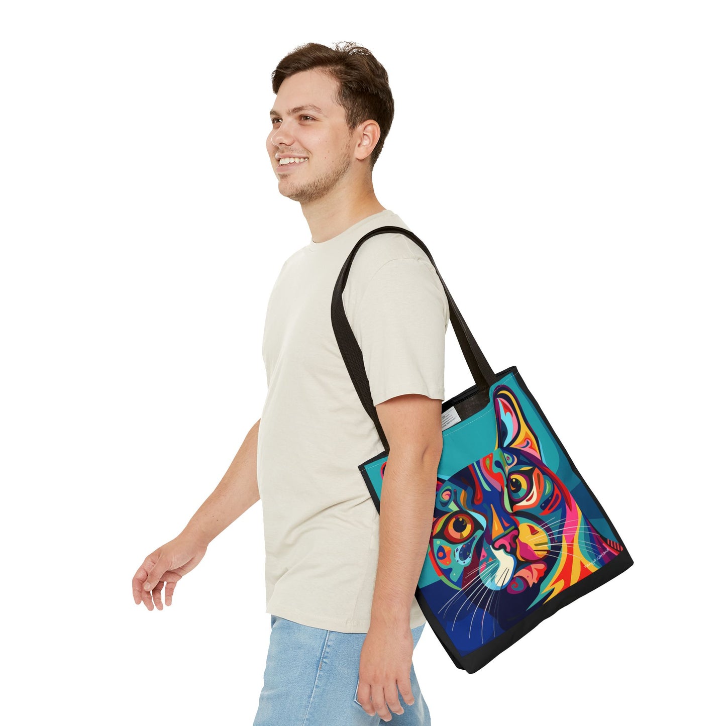 Abstract Kitty Tote Bag