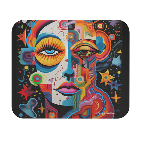 Artsy Lady Mouse Pad (Rectangle)