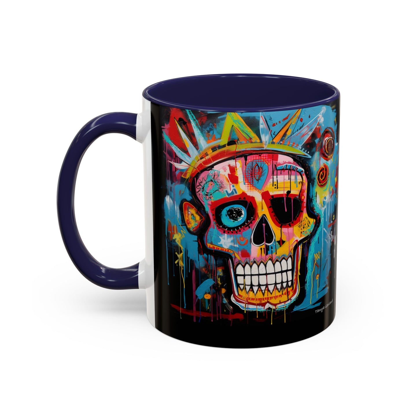 Skull Accent Coffee Mug (11, 15oz)