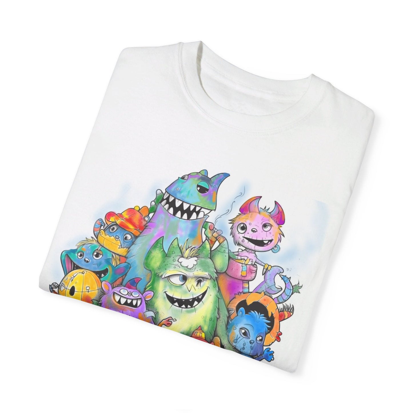 Little Monsters Unisex Garment-Dyed T-shirt