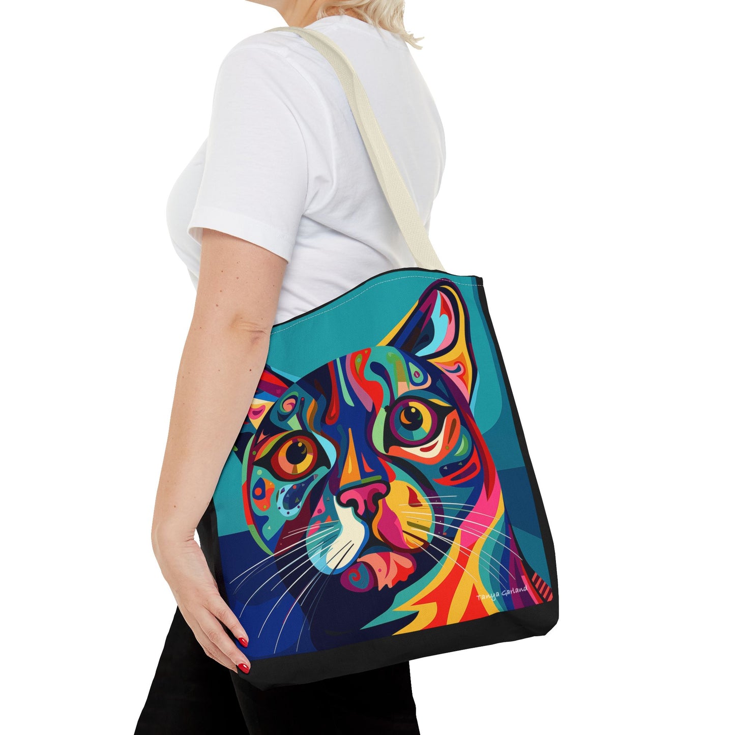 Abstract Kitty Tote Bag