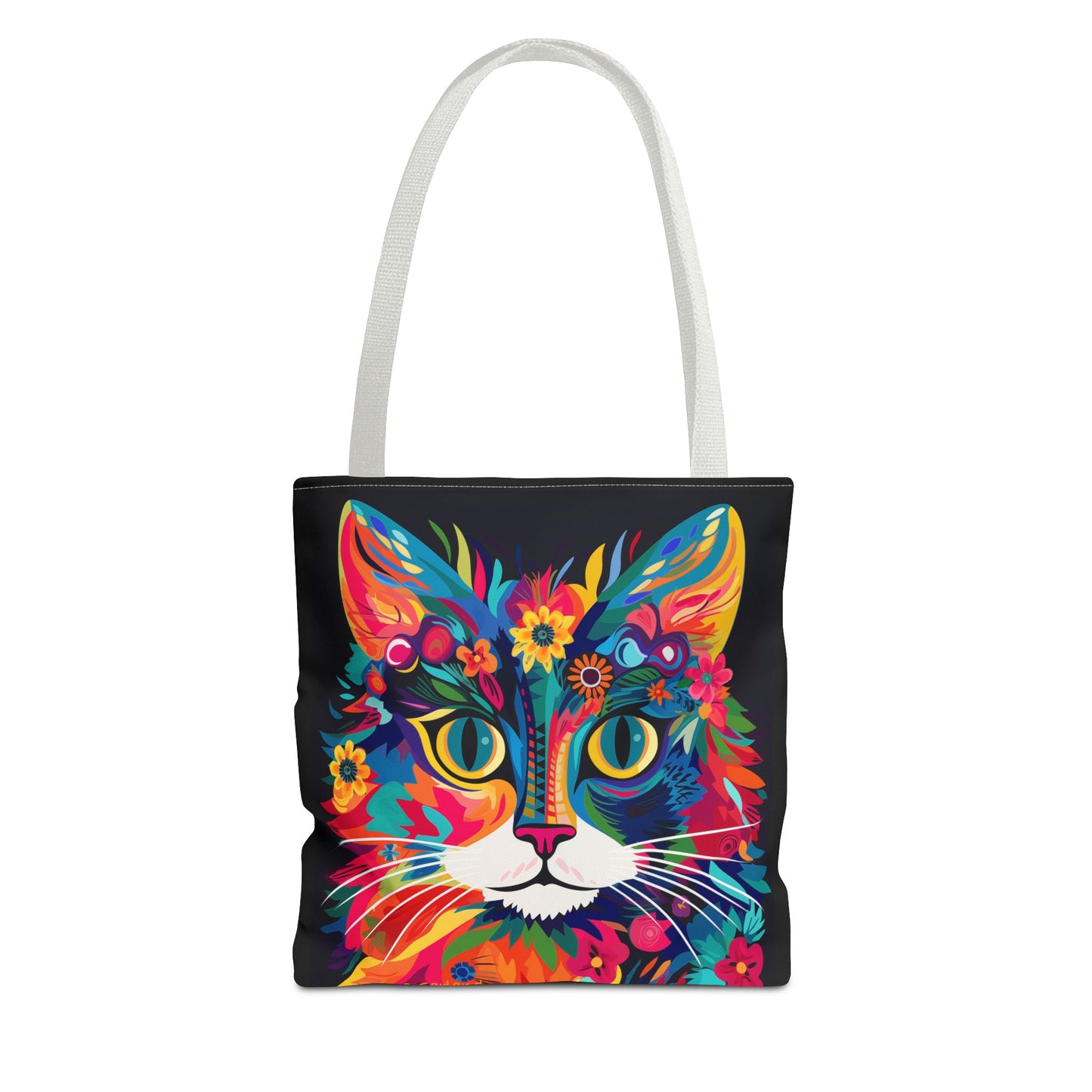 Meow De Fleur Art Cat Tote Bag