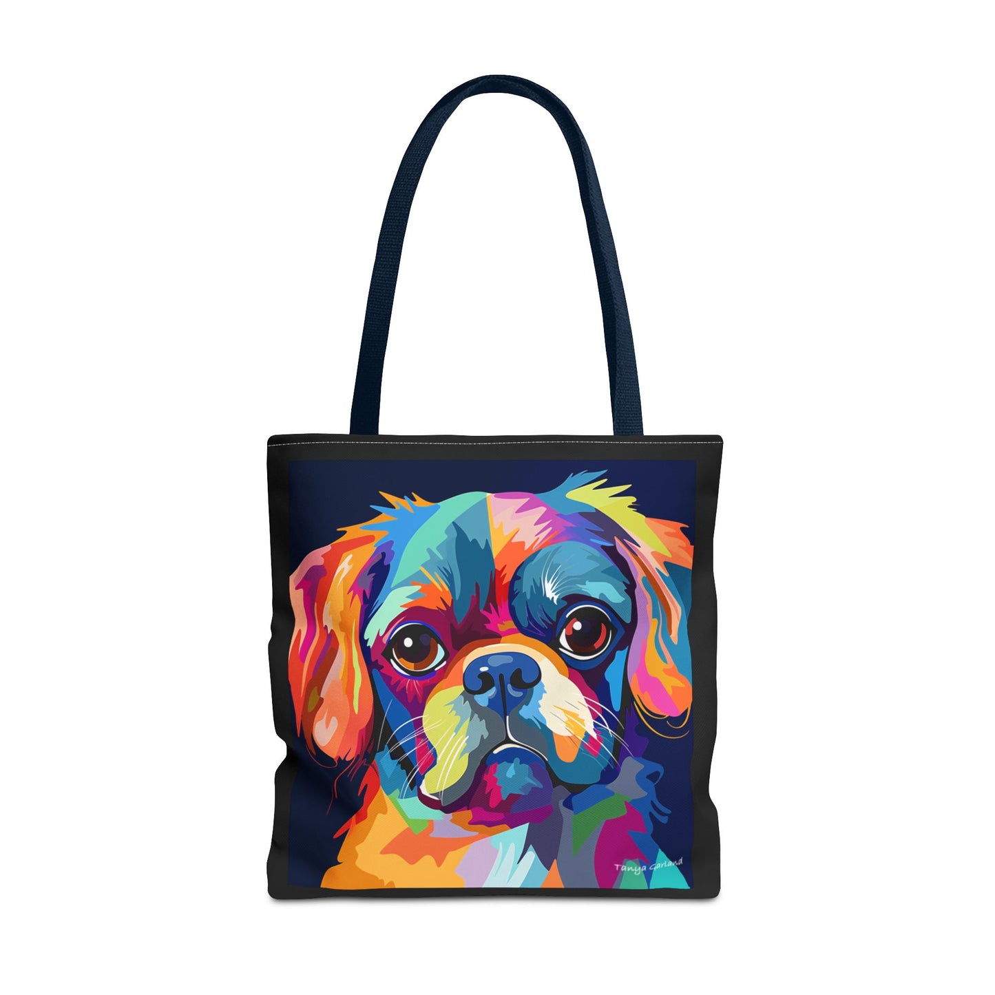 Abstract Puppy Tote Bag