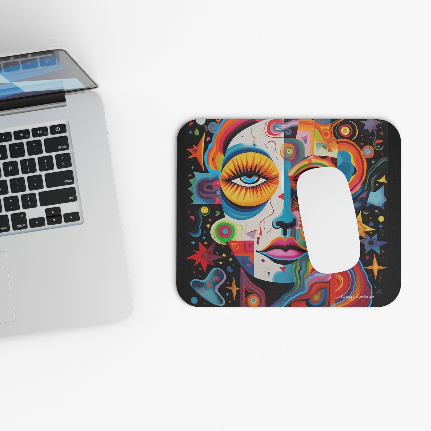 Artsy Lady Mouse Pad (Rectangle)