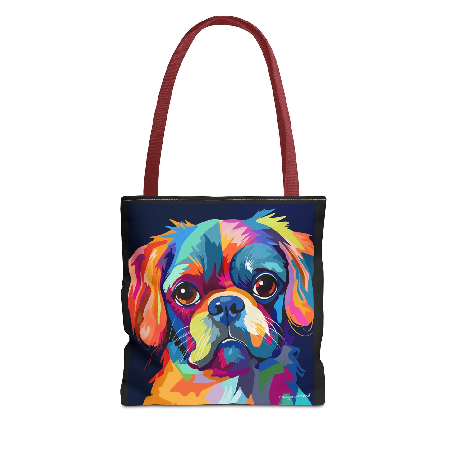 Abstract Puppy Tote Bag