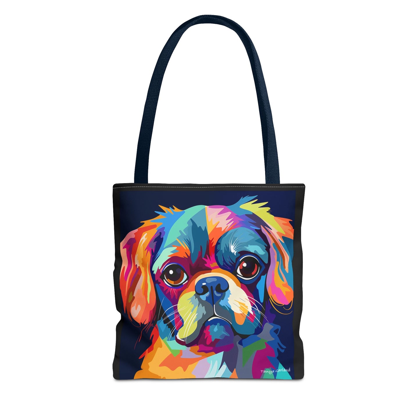 Abstract Puppy Tote Bag