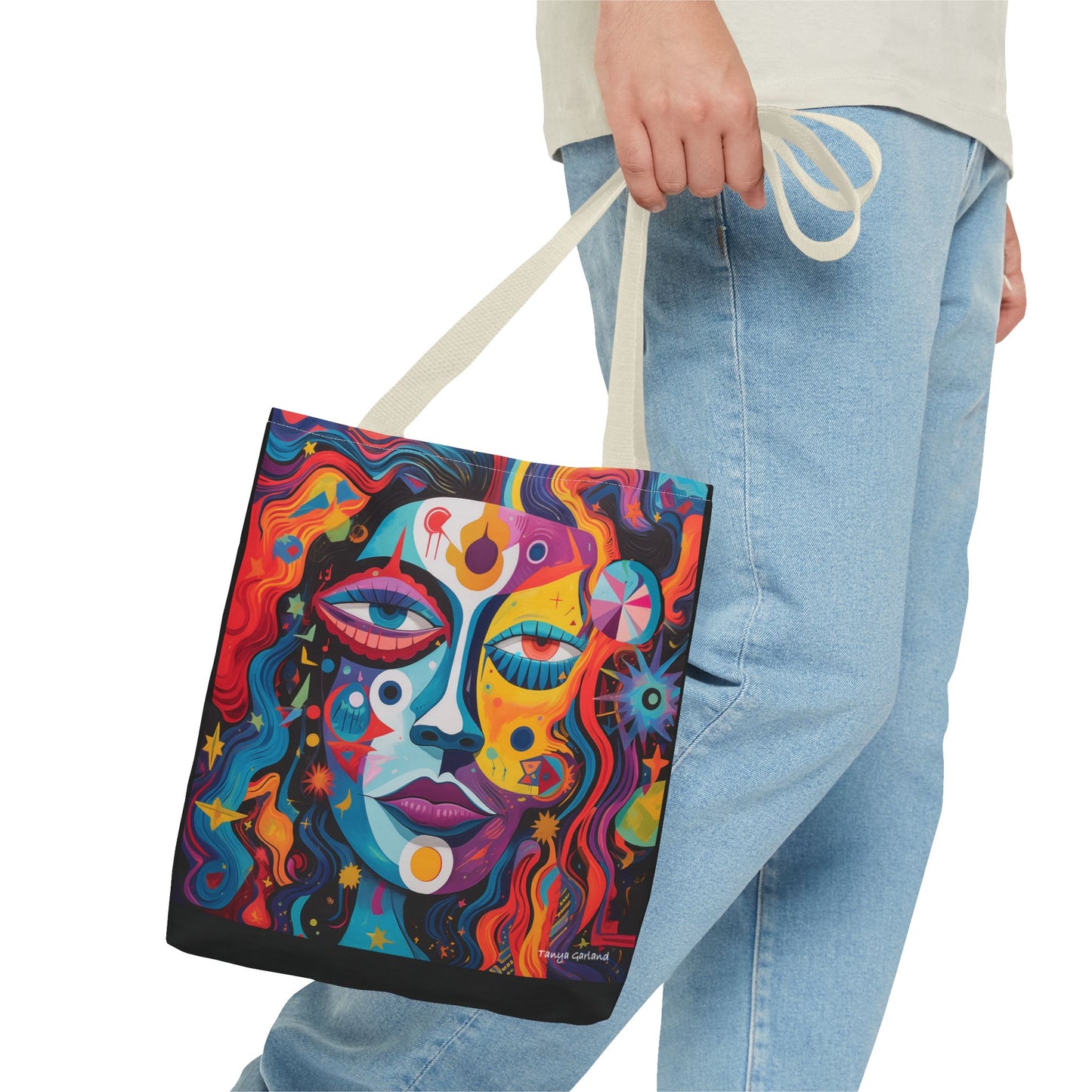 Abstract Lady Tote Bag (AOP)