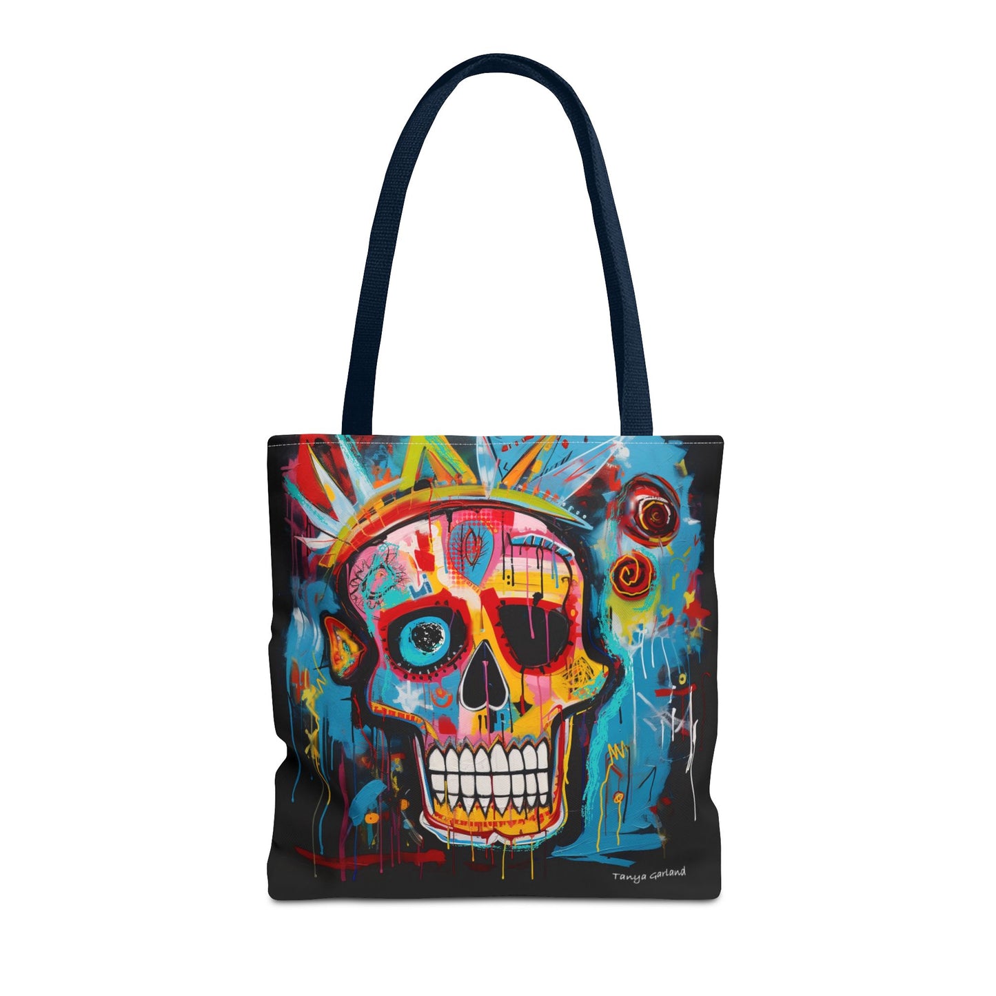 Skull with Crown Tote Bag (AOP)