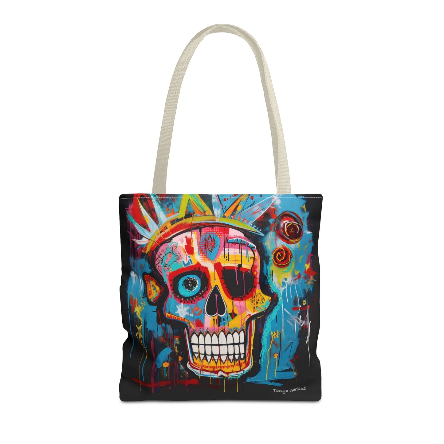 Skull with Crown Tote Bag (AOP)