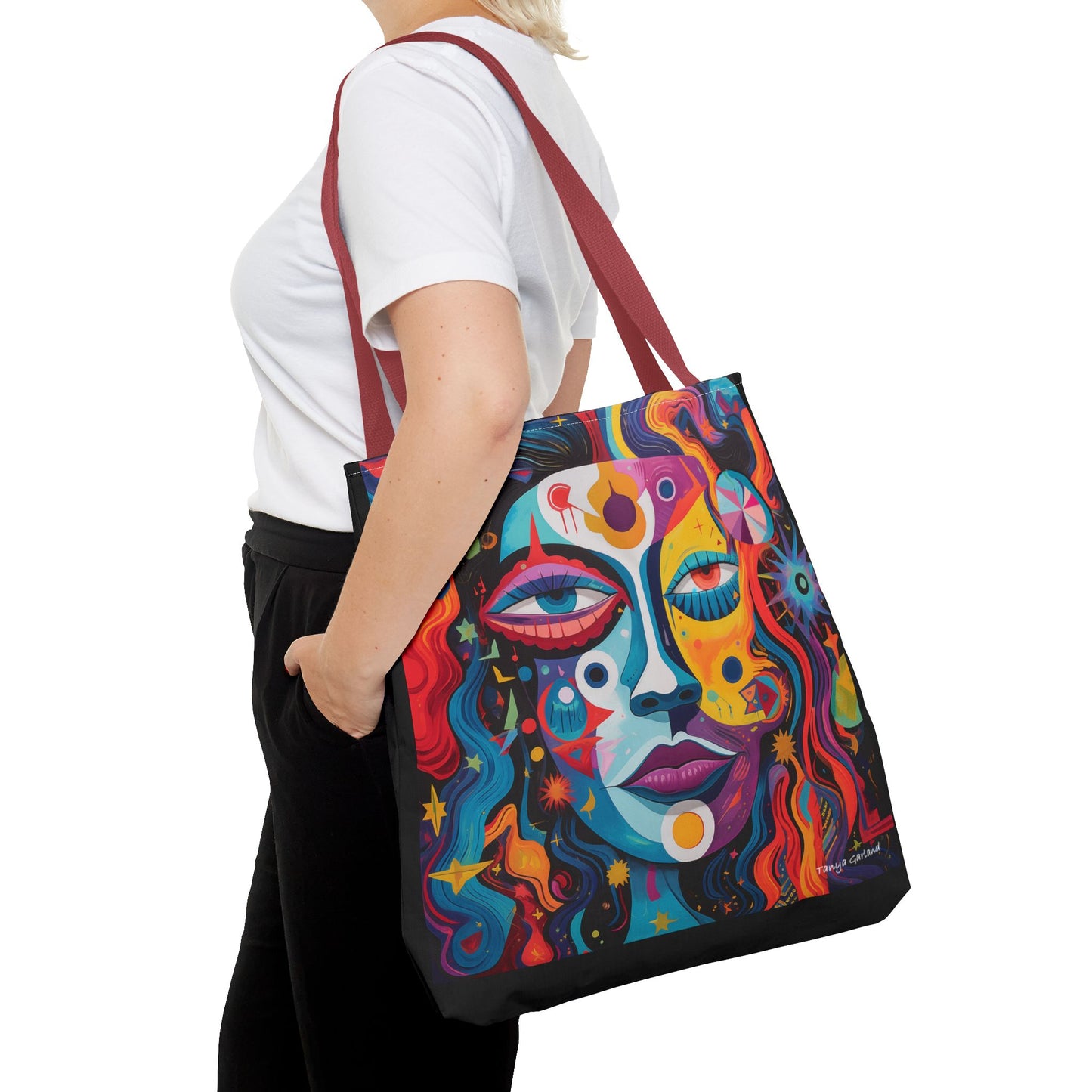 Abstract Lady Tote Bag (AOP)