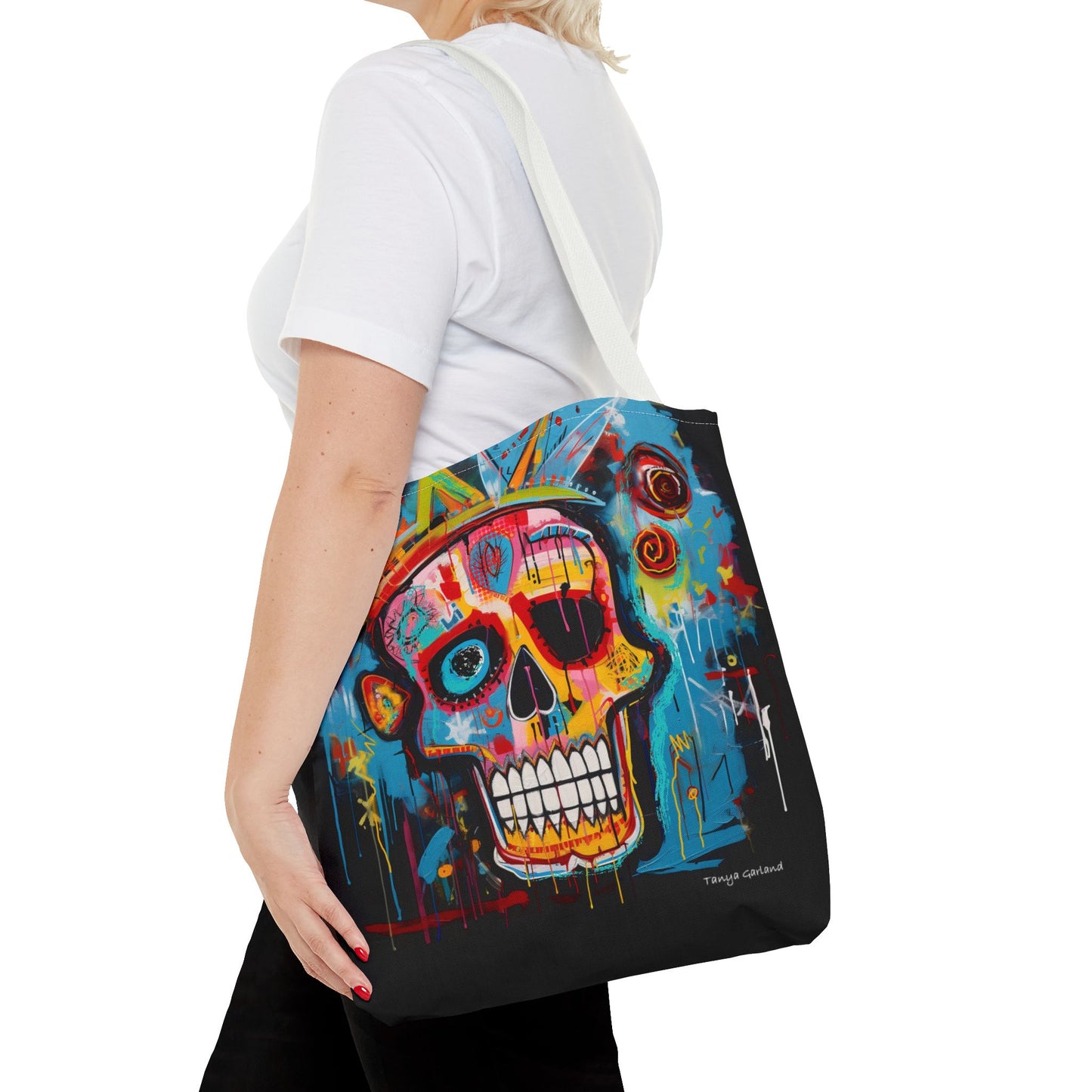 Skull with Crown Tote Bag (AOP)