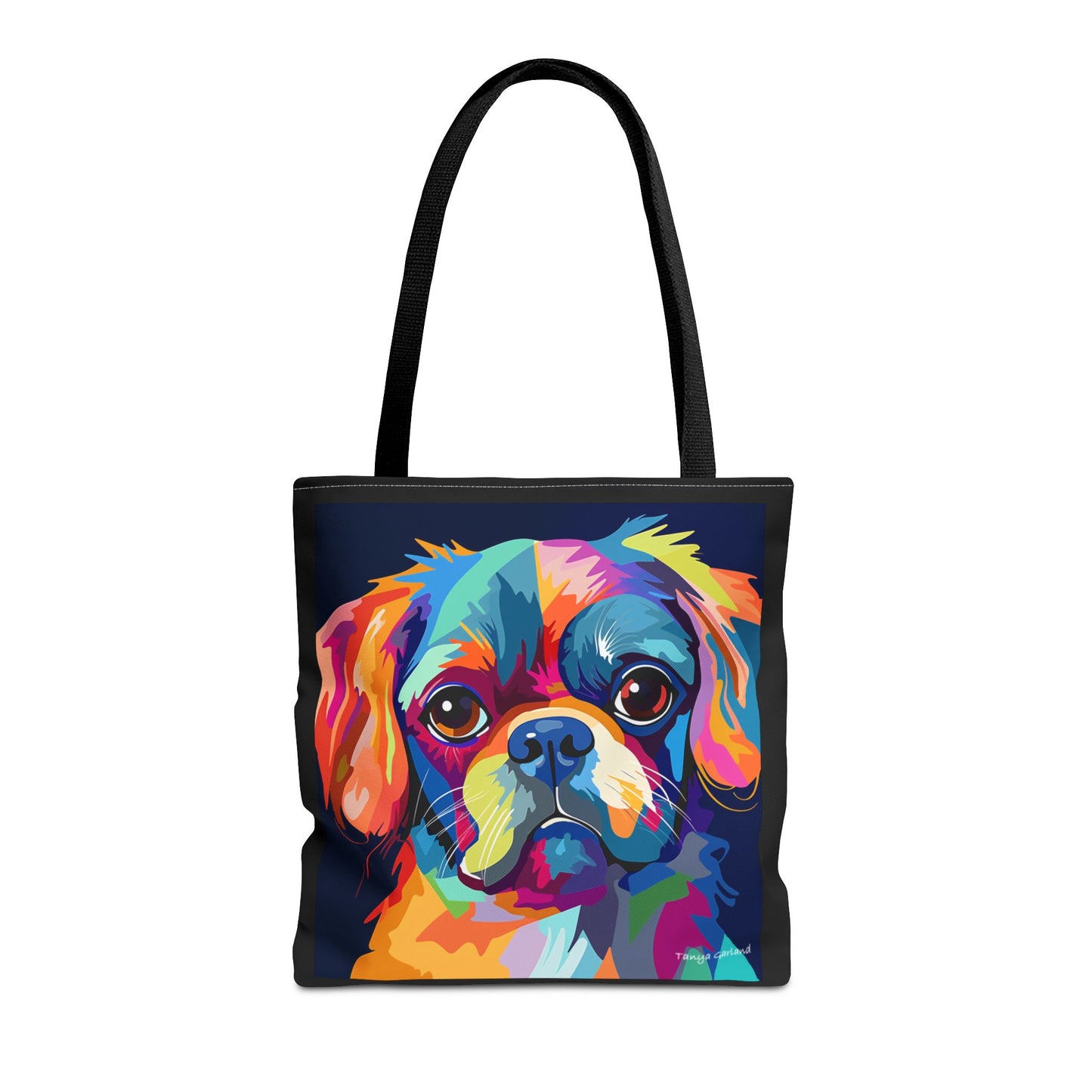 Abstract Puppy Tote Bag