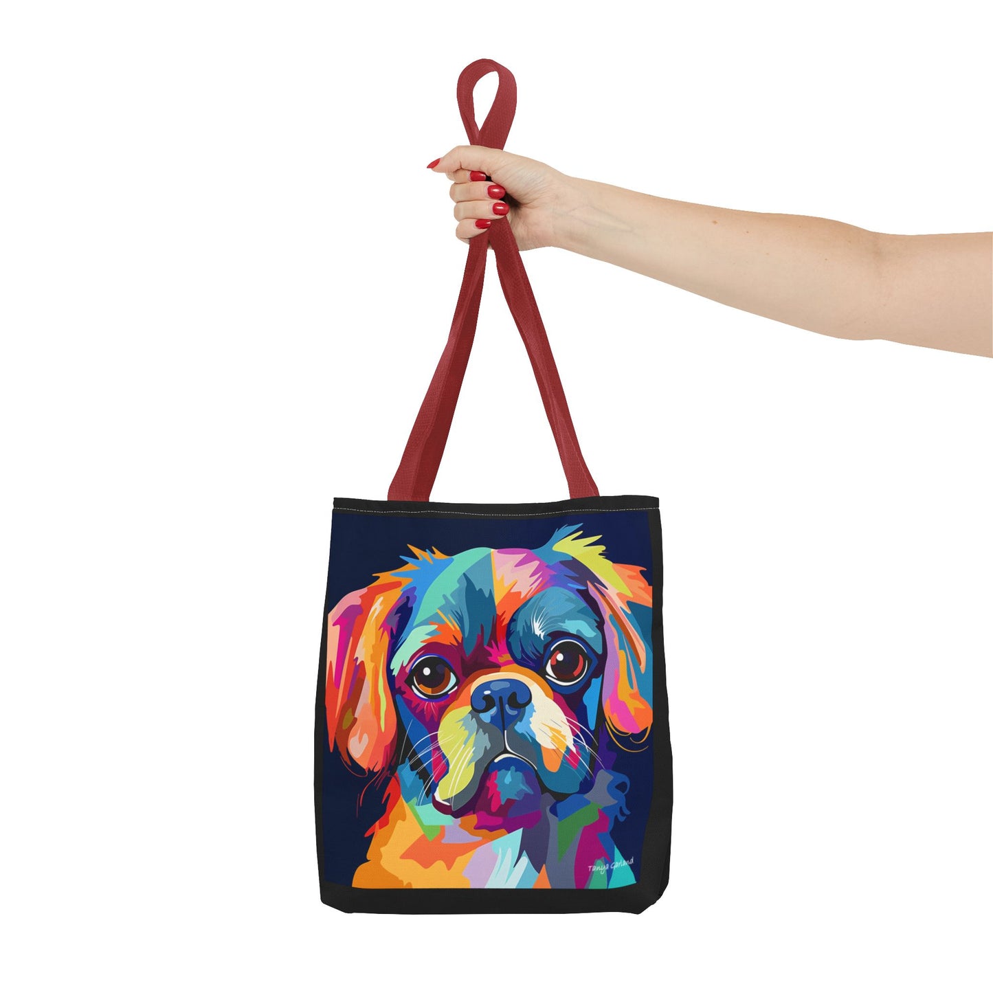 Abstract Puppy Tote Bag