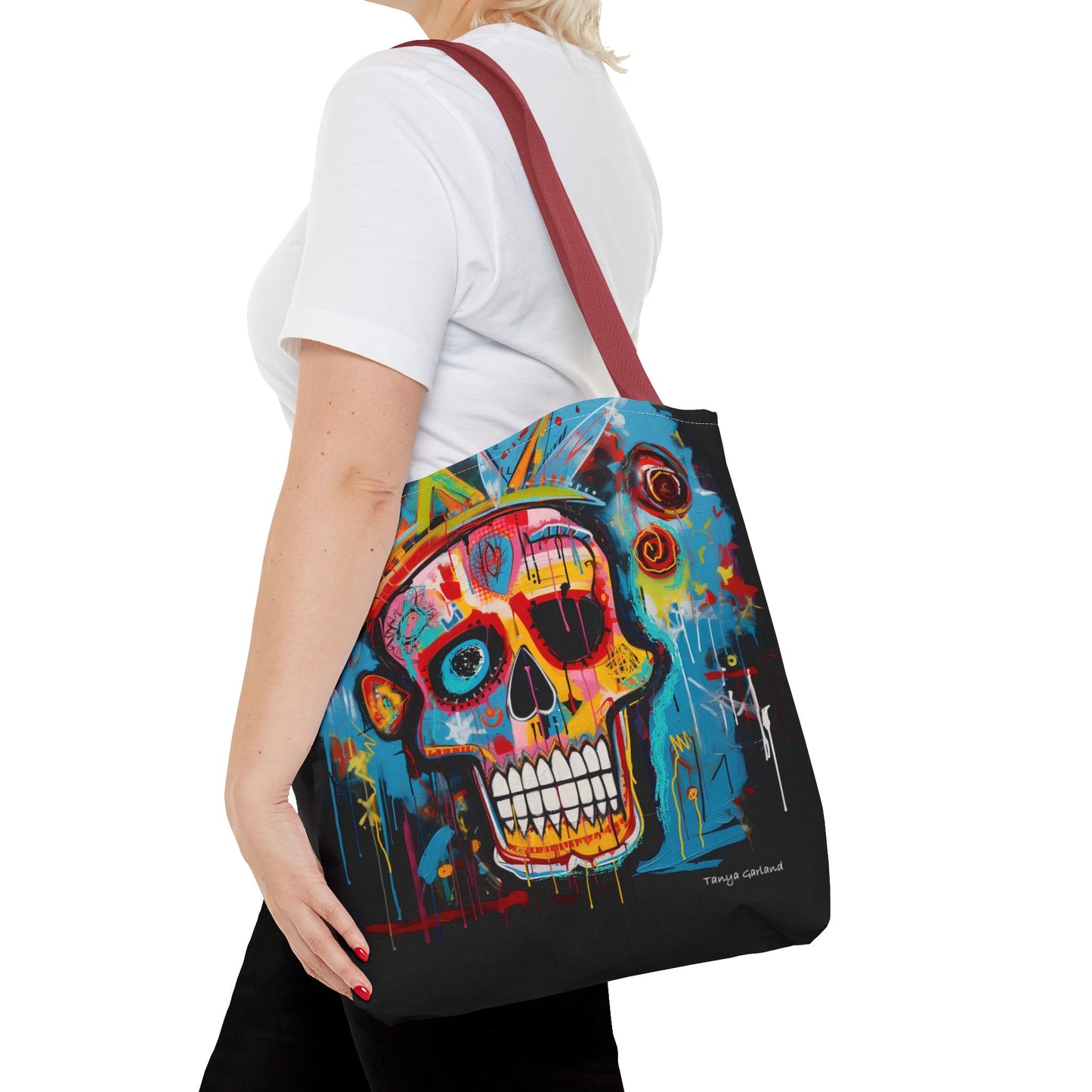 Skull with Crown Tote Bag (AOP)