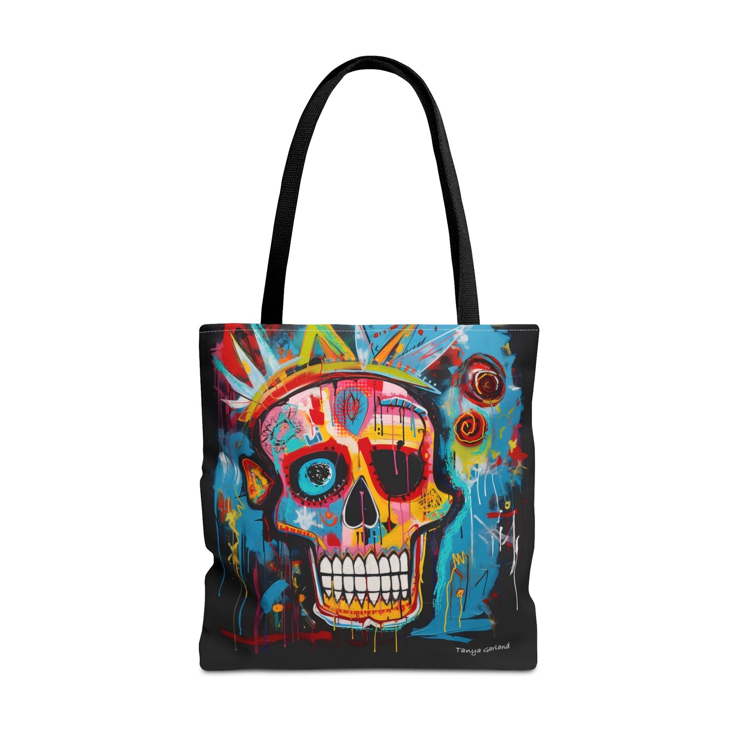 Skull with Crown Tote Bag (AOP)