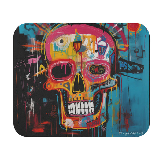 Skull Mouse Pad (Rectangle)