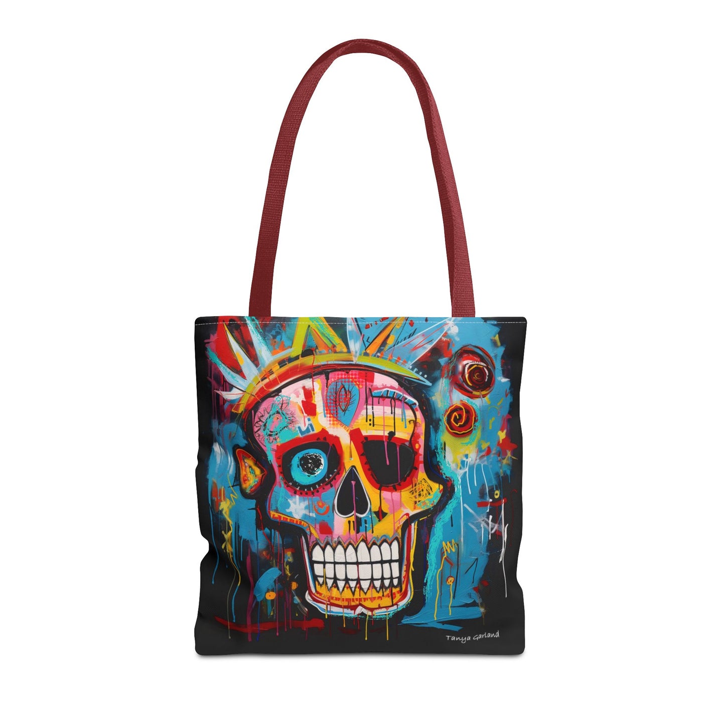 Skull with Crown Tote Bag (AOP)