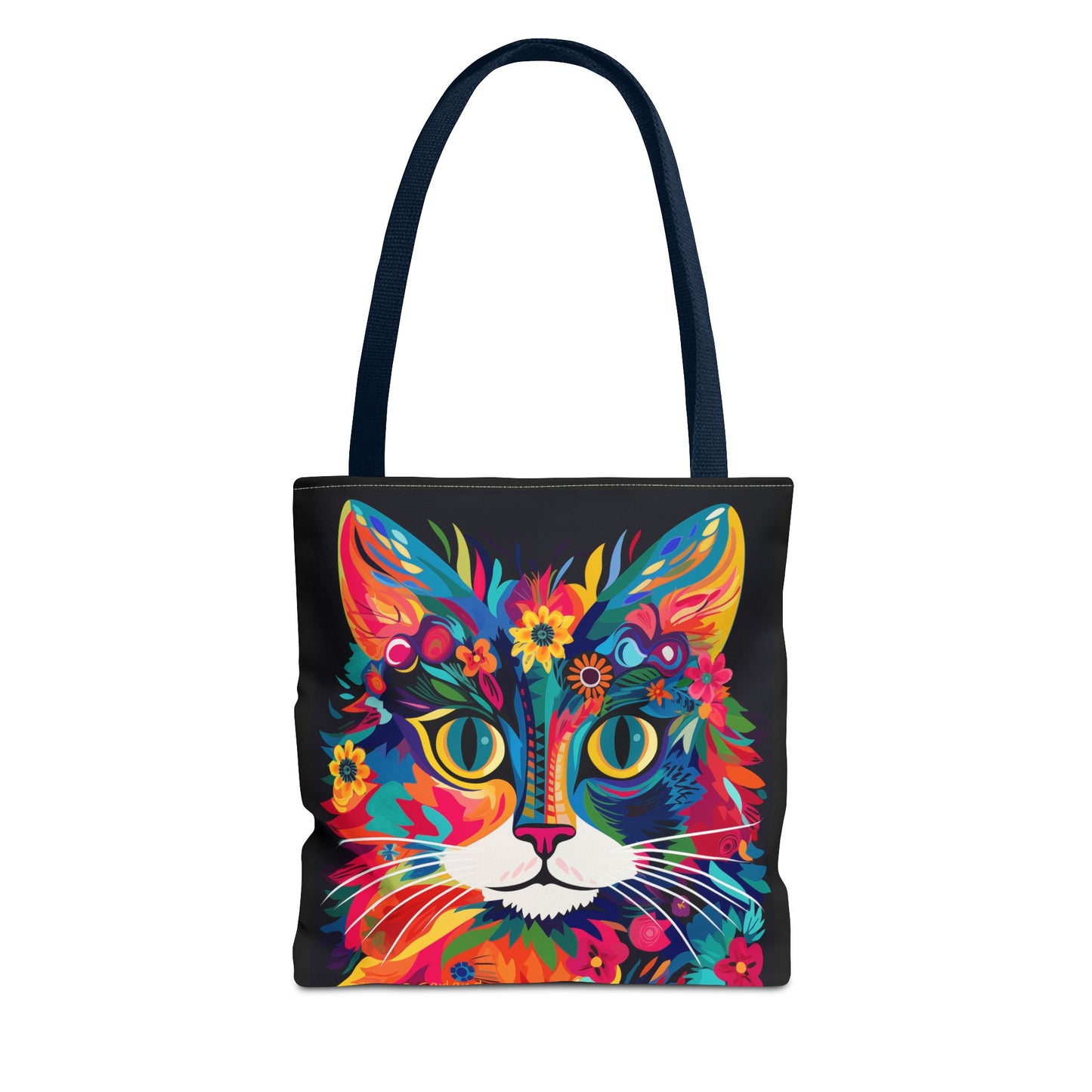 Meow De Fleur Art Cat Tote Bag