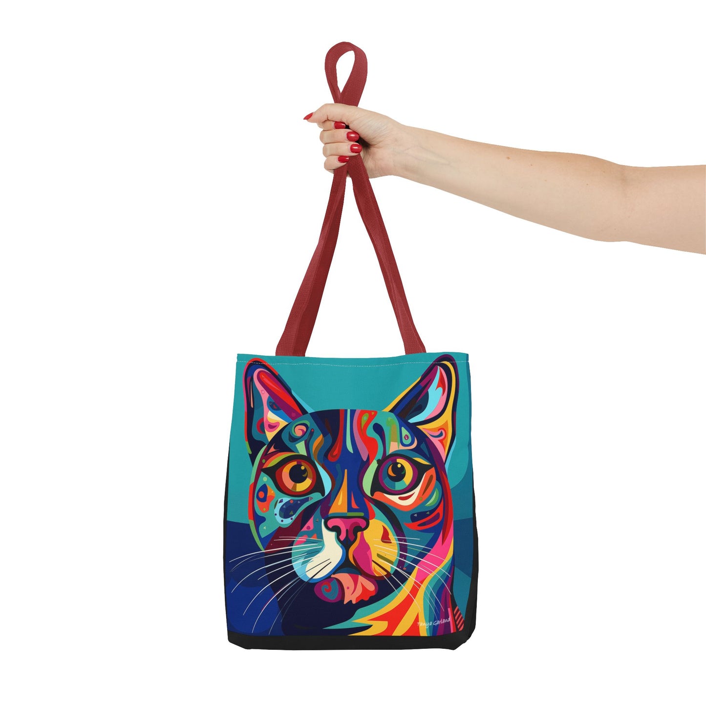 Abstract Kitty Tote Bag