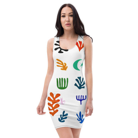 Matisse's color Palette Bodycon dress