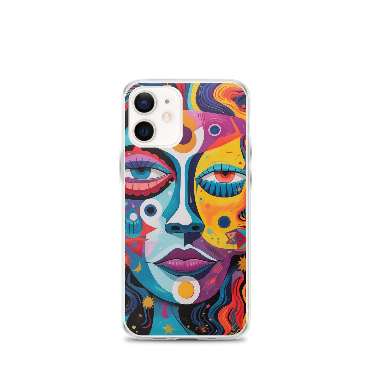 Abstract Lady Clear Case for iPhone®