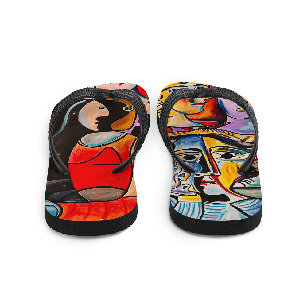 Picasso's Muse Flip-Flops