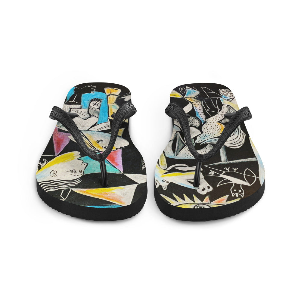 Picasso Style Flip-Flops