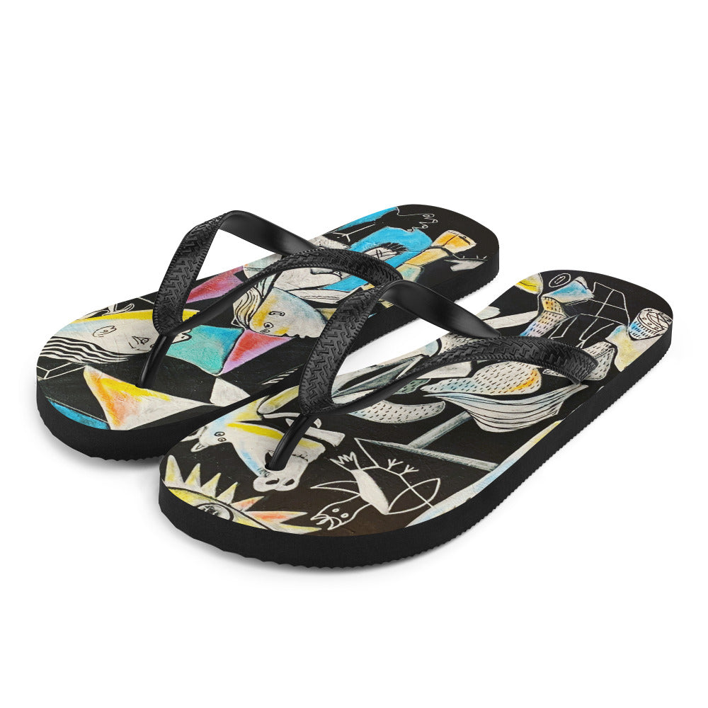 Picasso Style Flip-Flops