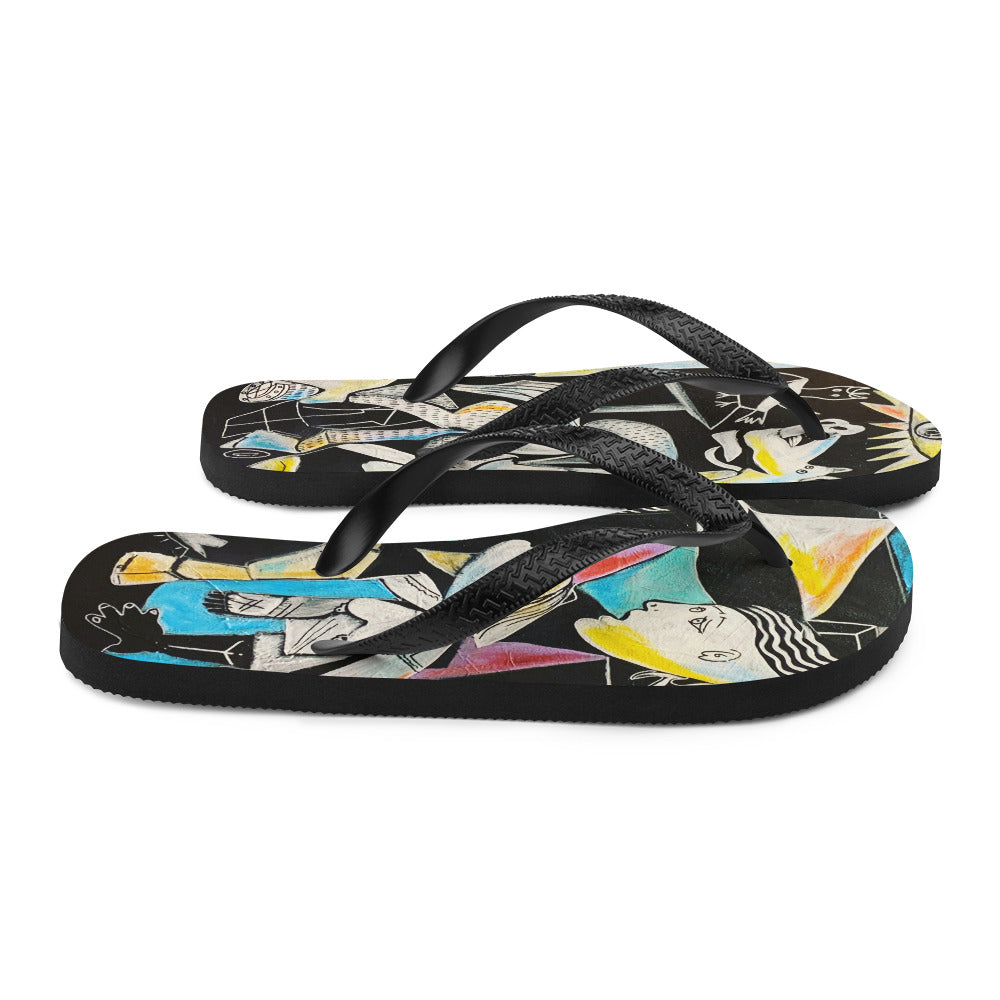 Picasso Style Flip-Flops