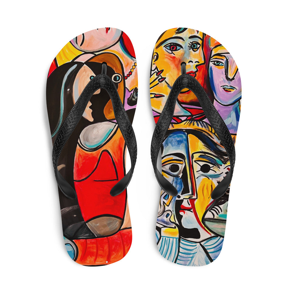 Picasso's Muse Flip-Flops