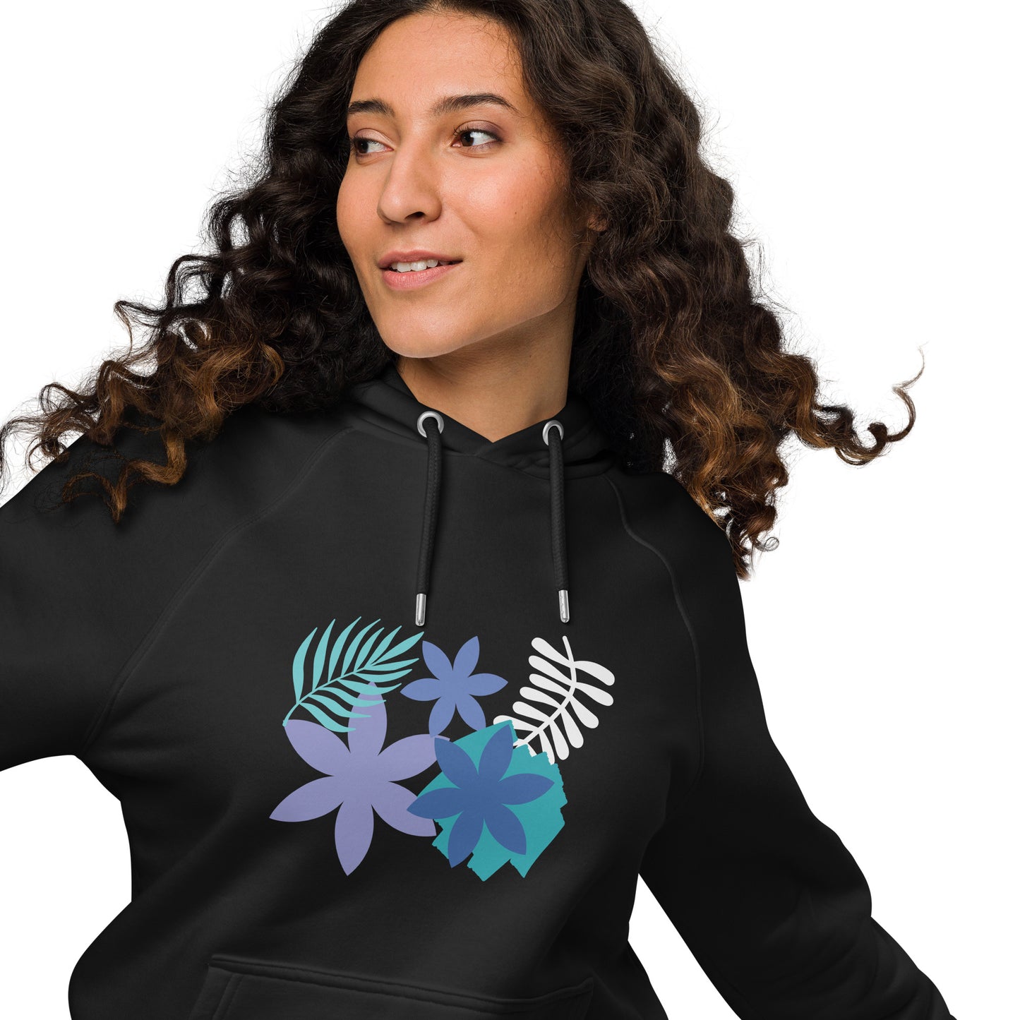 Matisse's Color Palette Unisex eco raglan hoodie