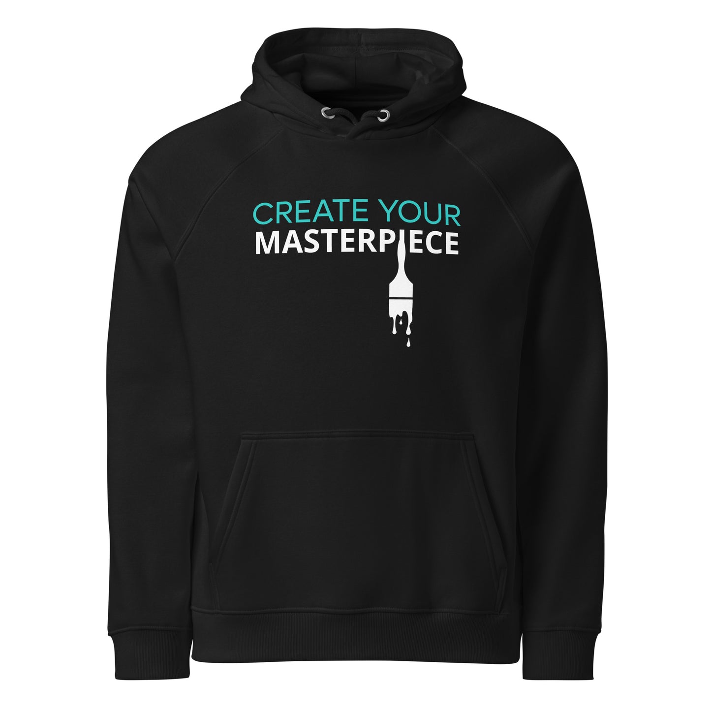 Create Your Masterpiece Unisex eco raglan hoodie