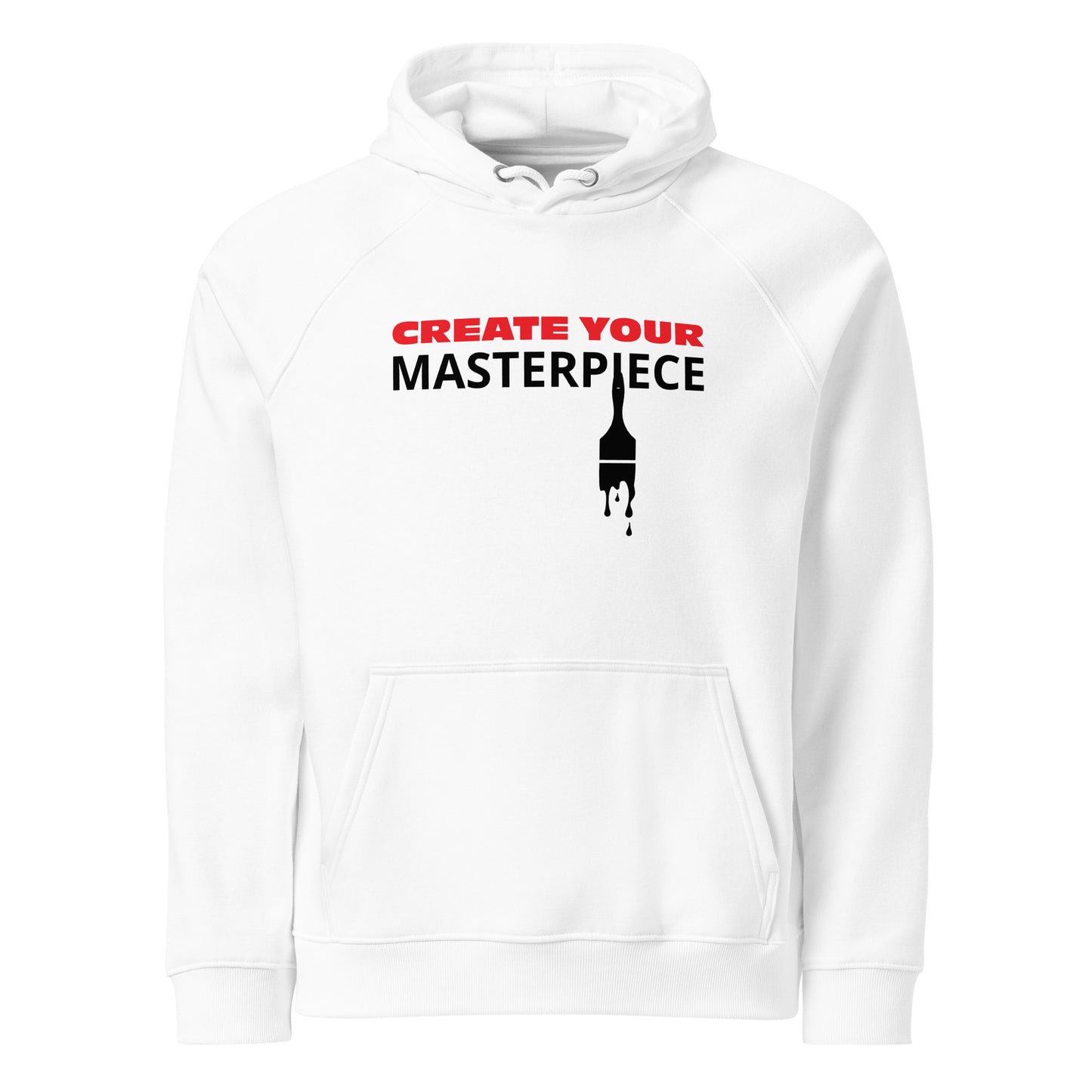 Create Your Masterpiece Unisex eco raglan hoodie