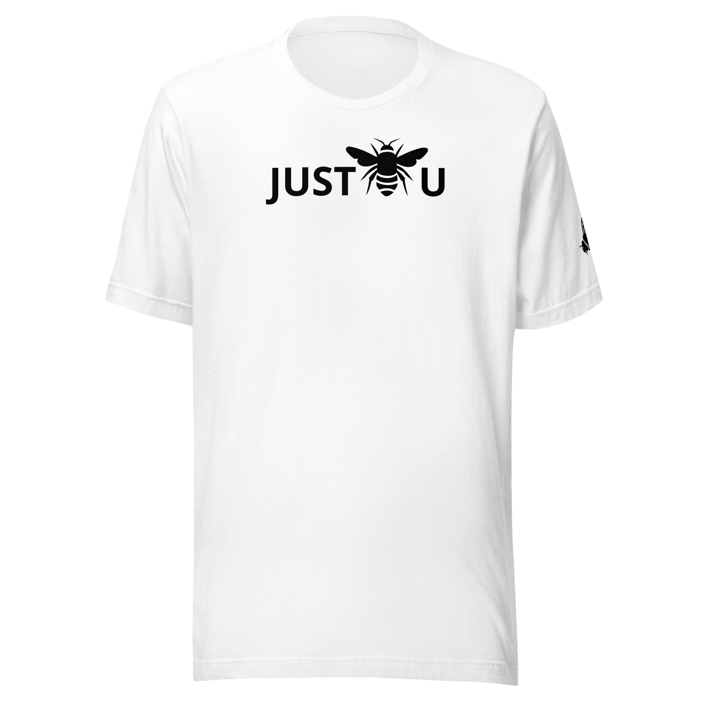 Just Bee U White Unisex staple eco t-shirt