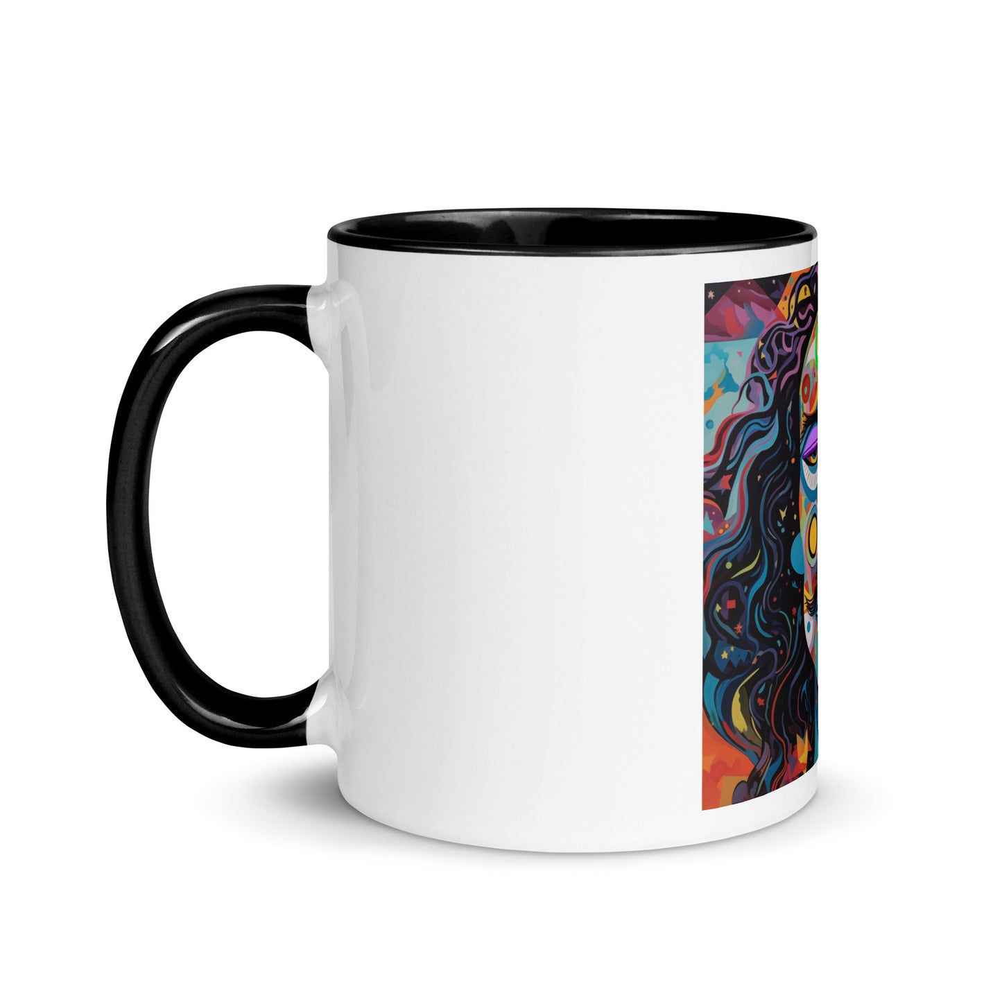 Artsy Mug with Color Inside