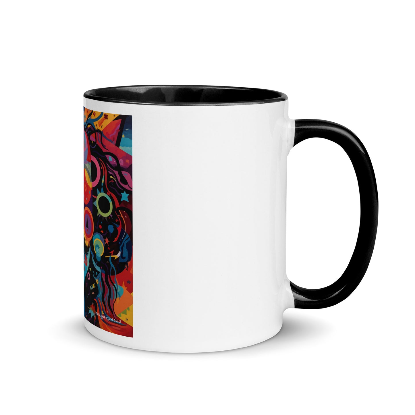 Artsy Mug with Color Inside