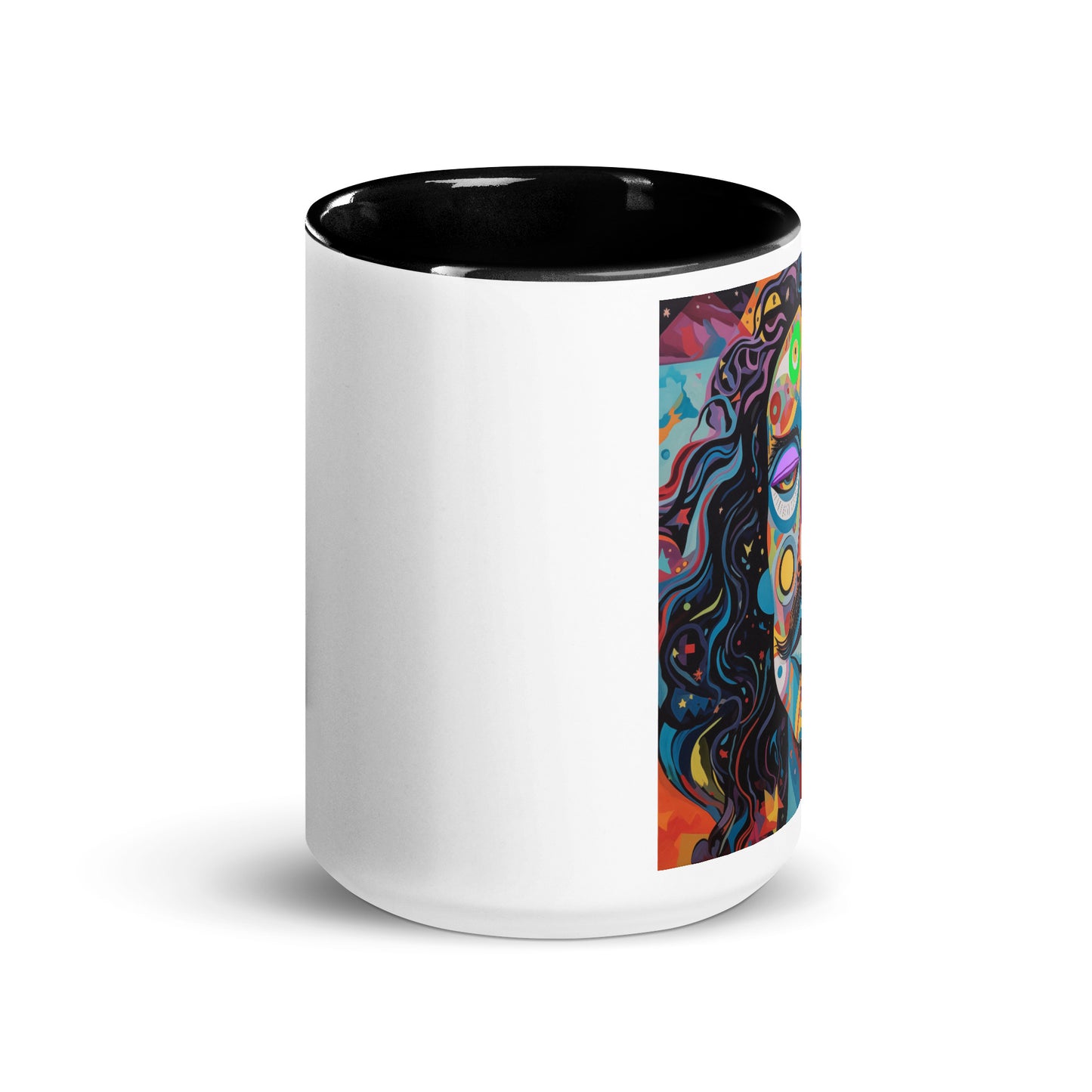 Artsy Mug with Color Inside