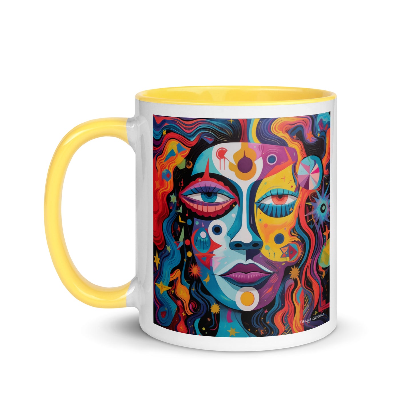 Artsy 1 Mug with Color Inside